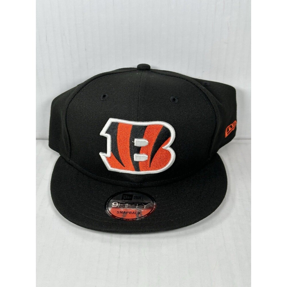 New Era Cincinnati Bengals 9FIFTY Black Orange NFL SnapBack Adjustable Hat Cap